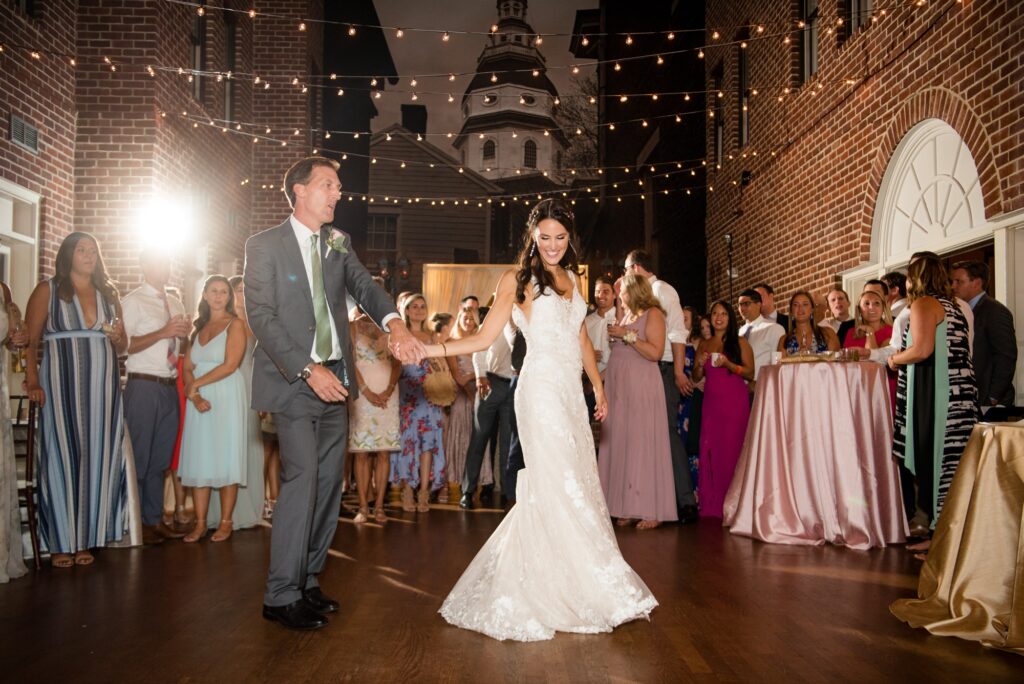 Governor Calvert House wedding reception father daughter dance