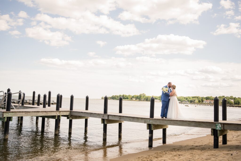 Chesapeake Bay Foundation - Annapolis Waterfront Wedding Couple