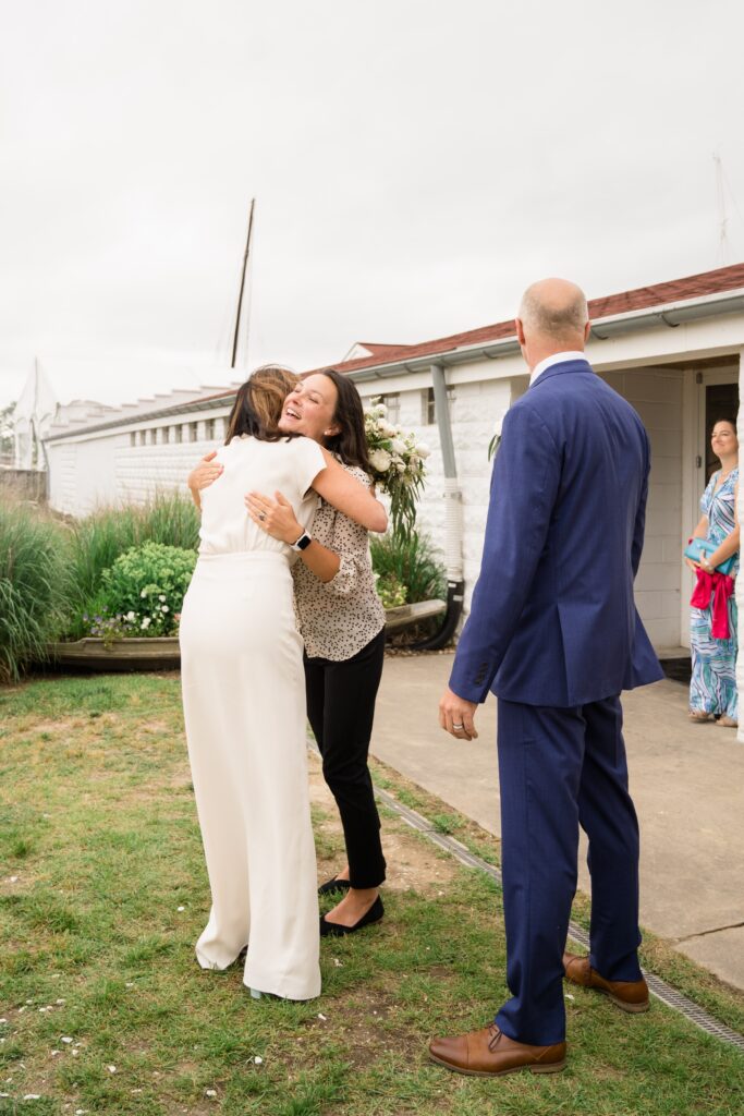 Annapolis Maritime Museum - Eastport Annapolis outdoor wedding ceremony