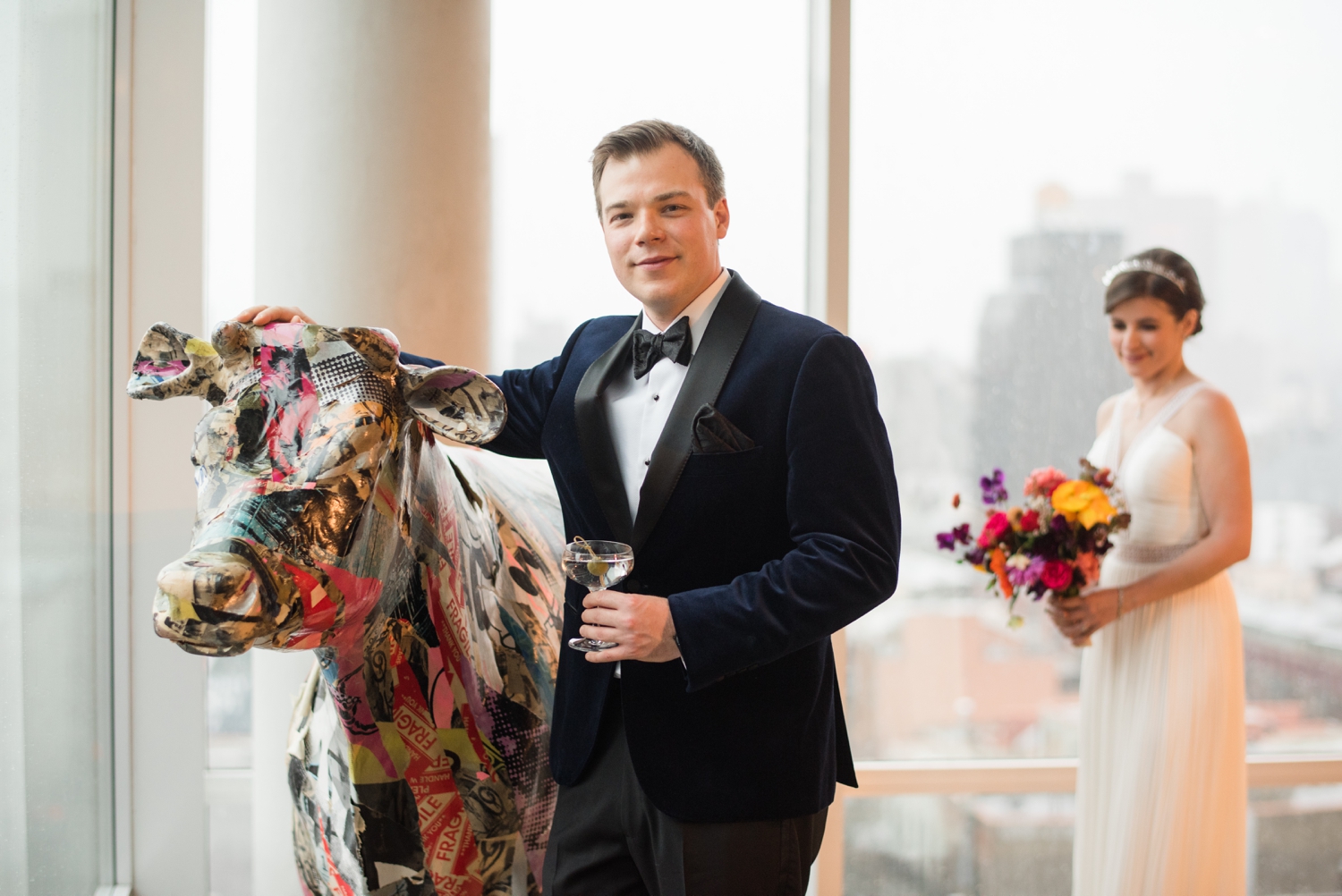 Hotel Indigo NYC destination Wedding photographer