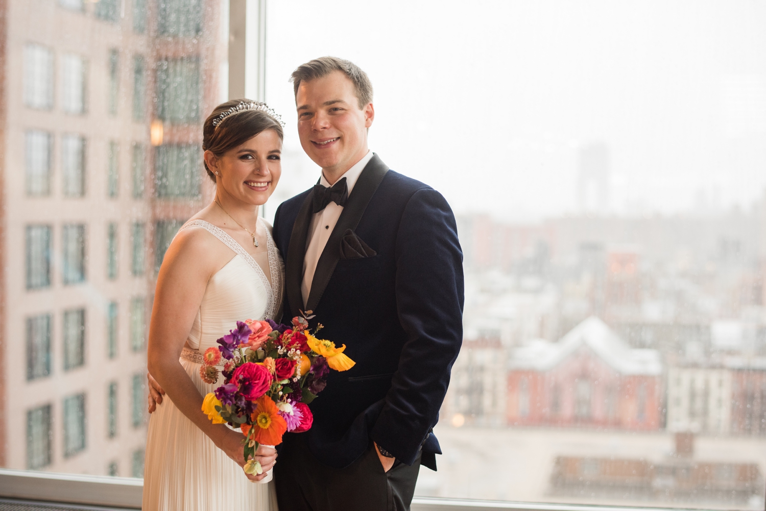 Hotel Indigo NYC Wedding photographer