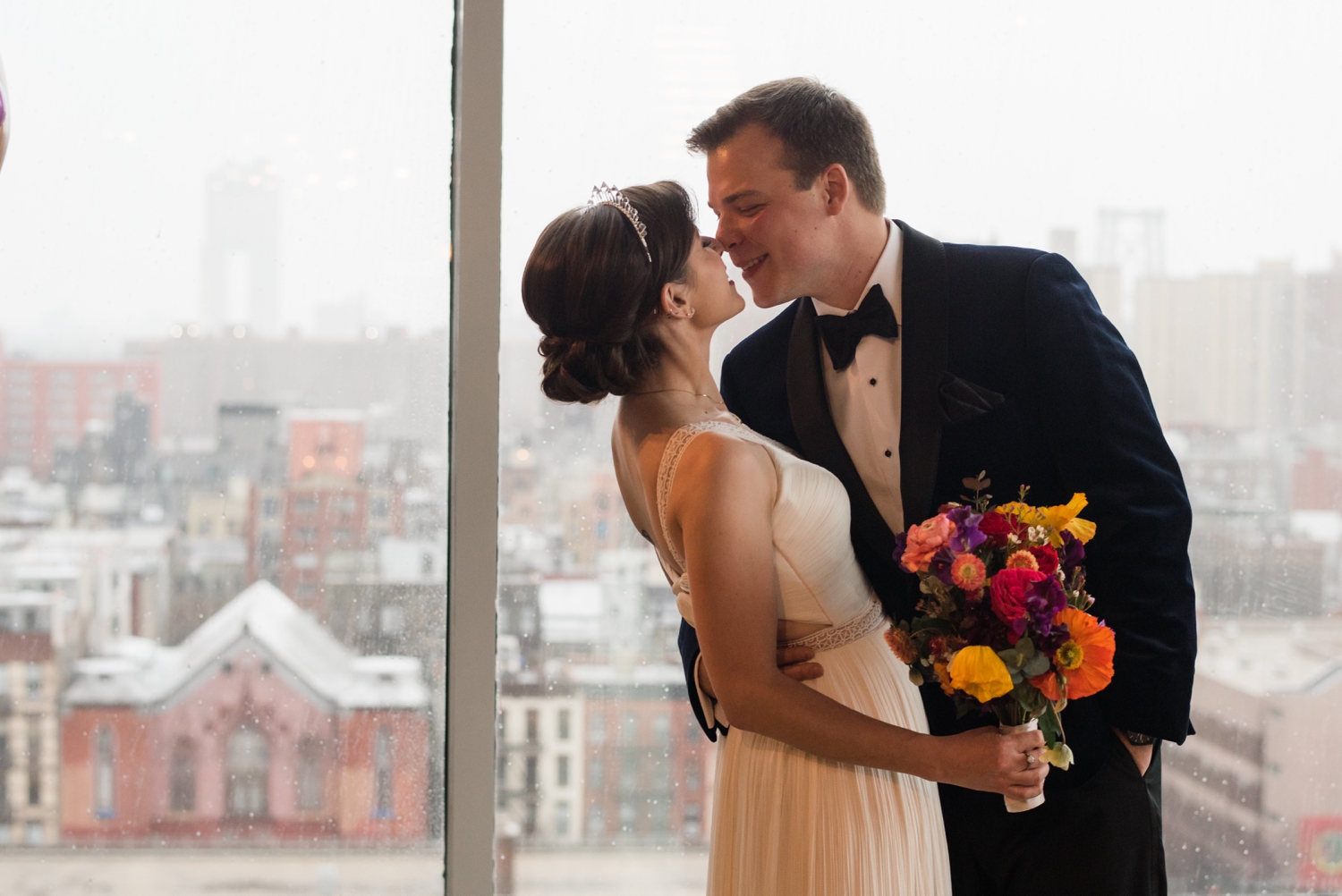 Hotel Indigo NYC Wedding photographer