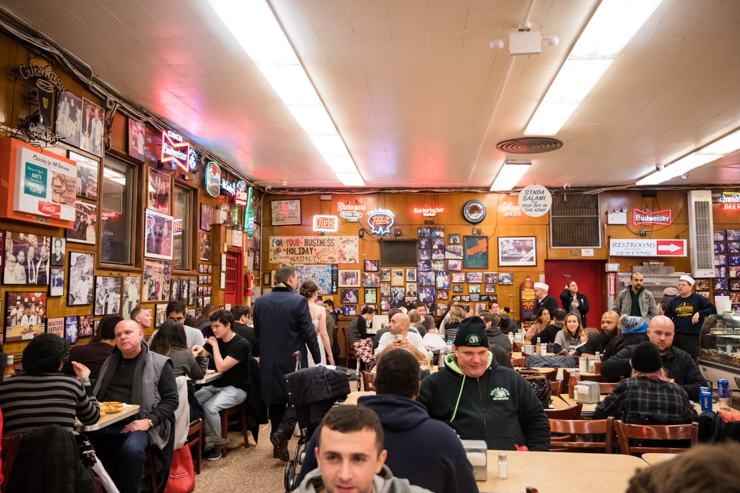 Katz's Deli NYC wedding photos