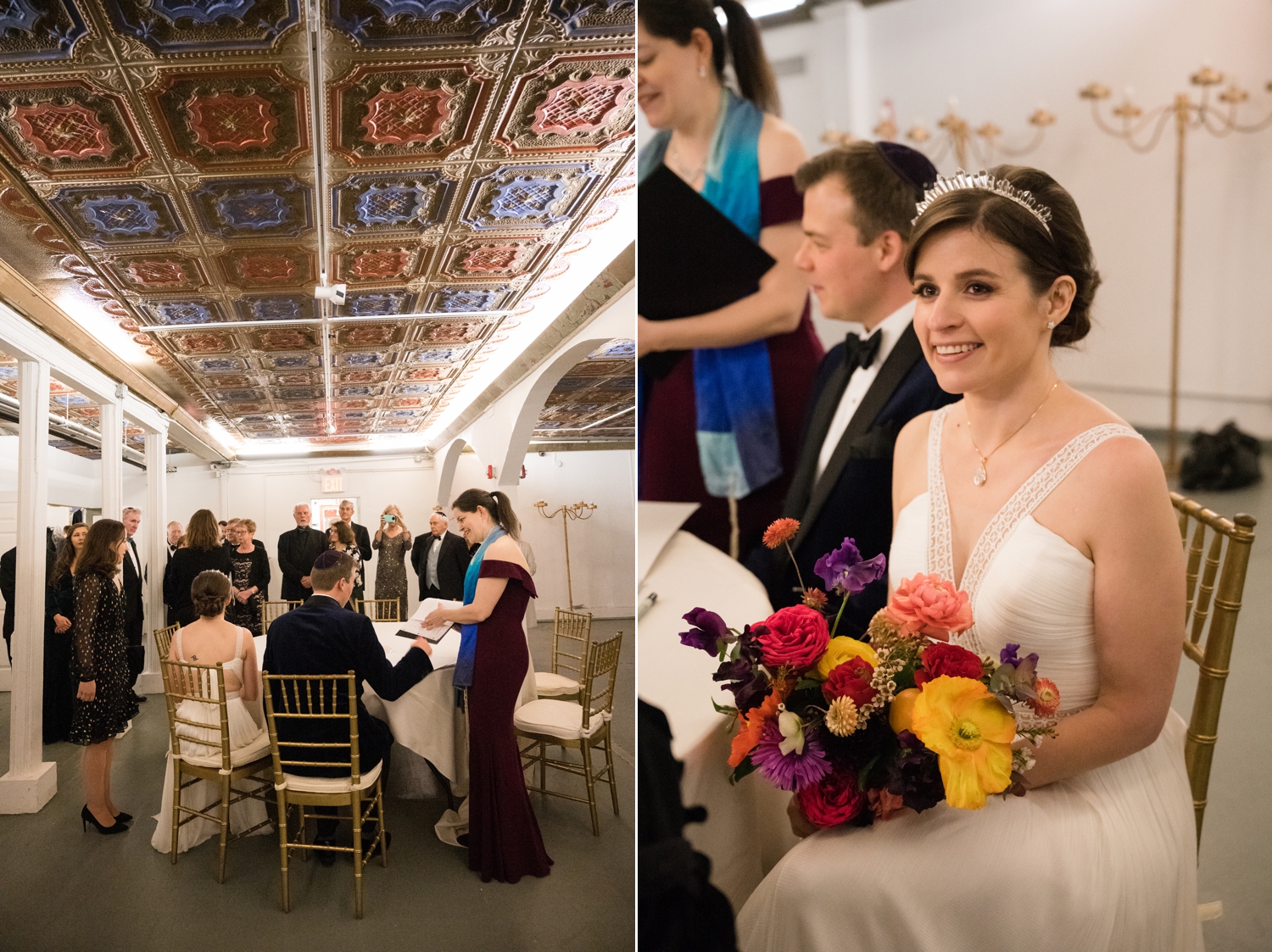 NYC wedding ceremony at Angel Orensanz