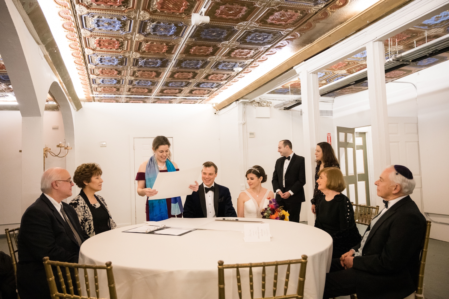 NYC wedding ceremony at Angel Orensanz