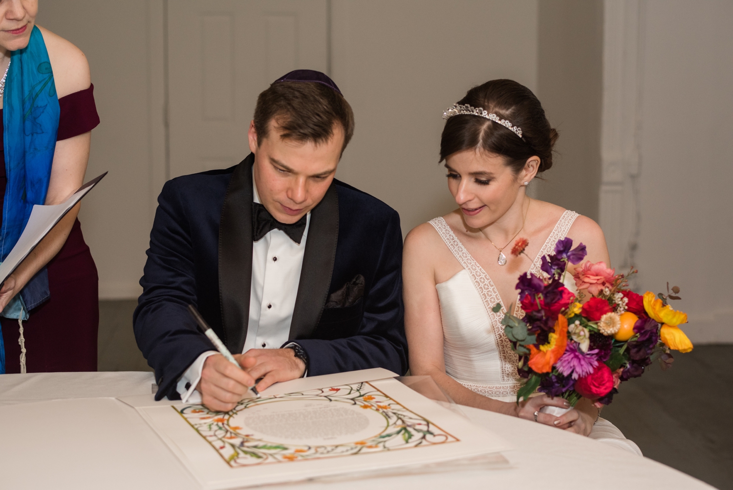 NYC wedding ceremony at Angel Orensanz