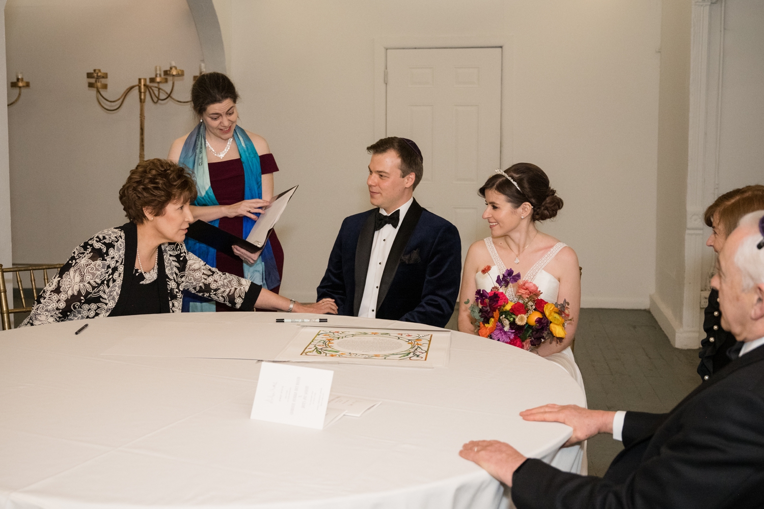 NYC wedding ceremony at Angel Orensanz