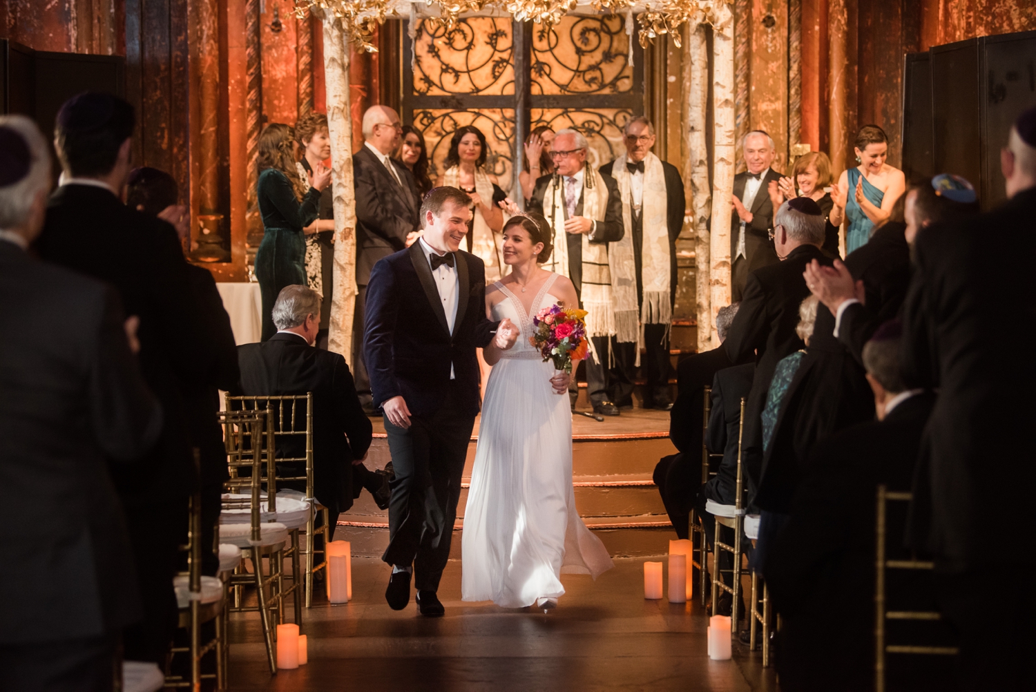 NYC wedding ceremony at Angel Orensanz