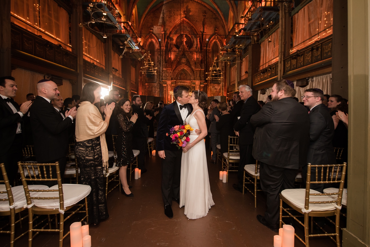 NYC wedding ceremony at Angel Orensanz