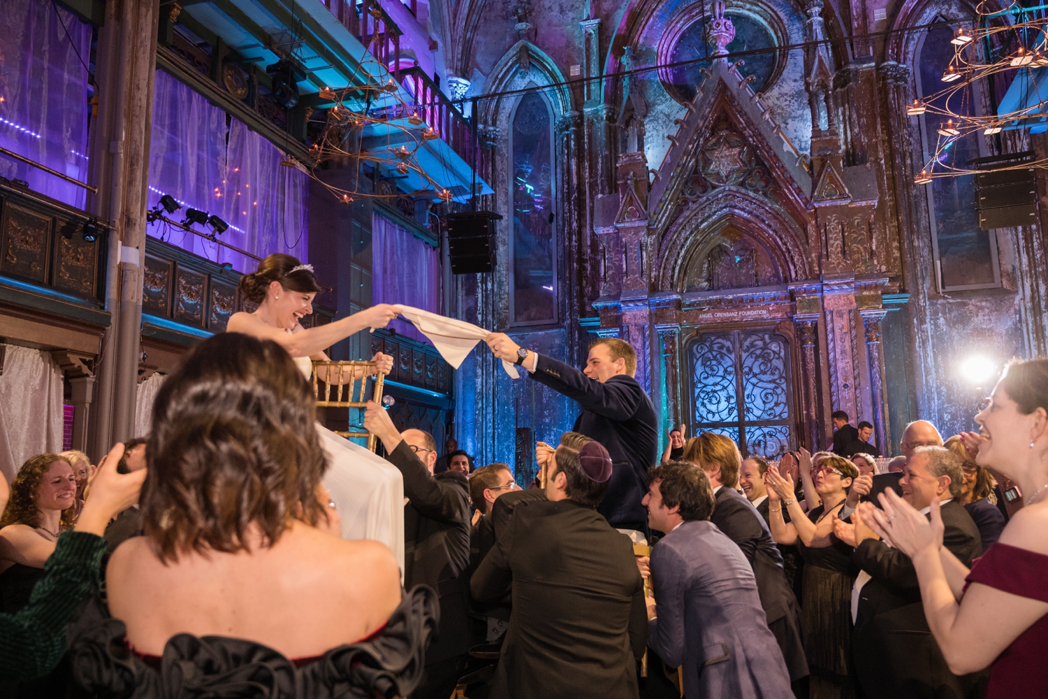 NYC Angel Orensanz Wedding reception