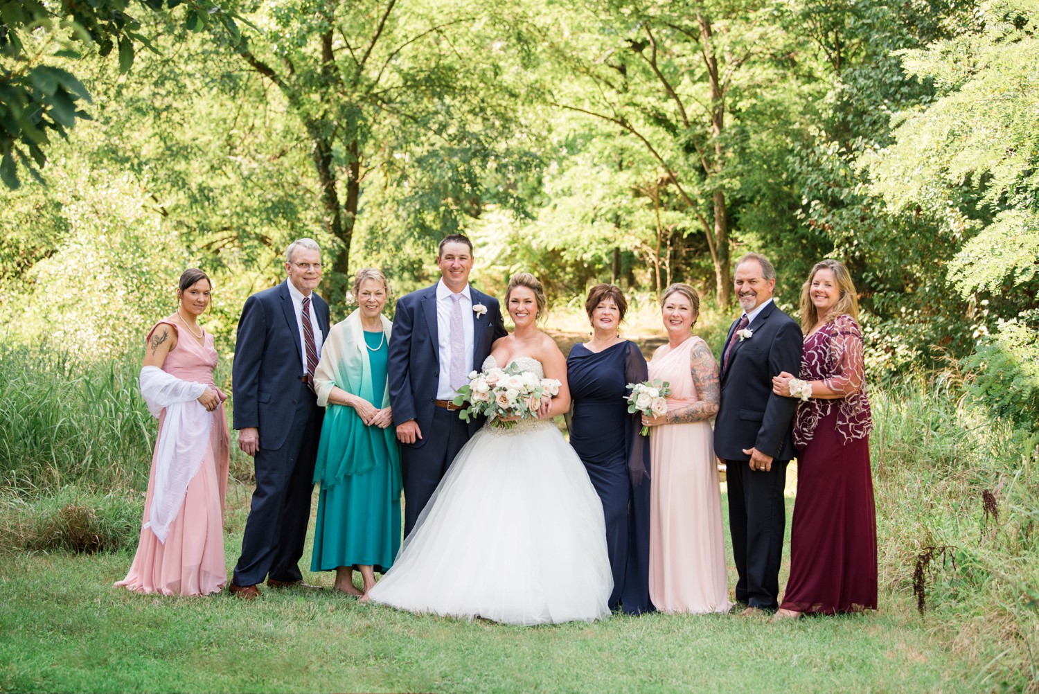 Chesapeake Bay Foundation Micro Wedding family portraits