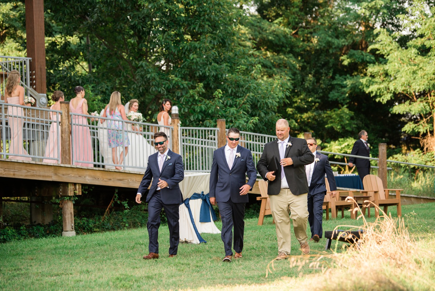 Chesapeake Bay Foundation outdoor wedding ceremony