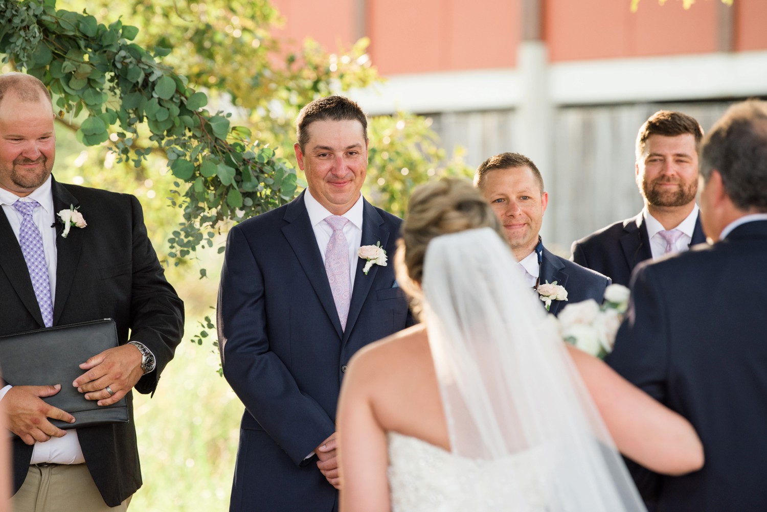 Chesapeake Bay Foundation summer beach wedding ceremony