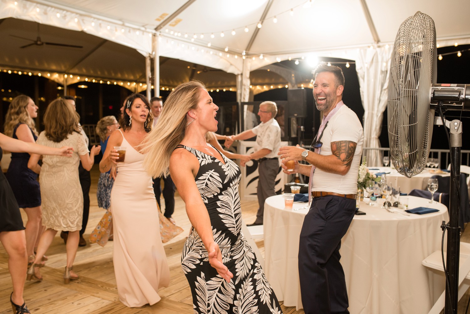 Chesapeake Bay Foundation summer wedding dance party