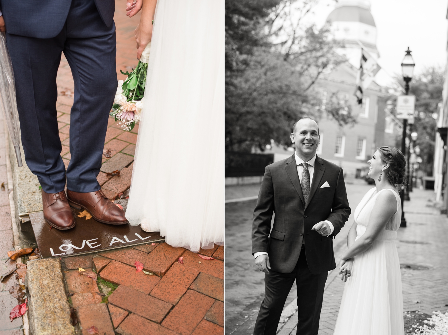 Downtown Annapolis elopement courthouse wedding