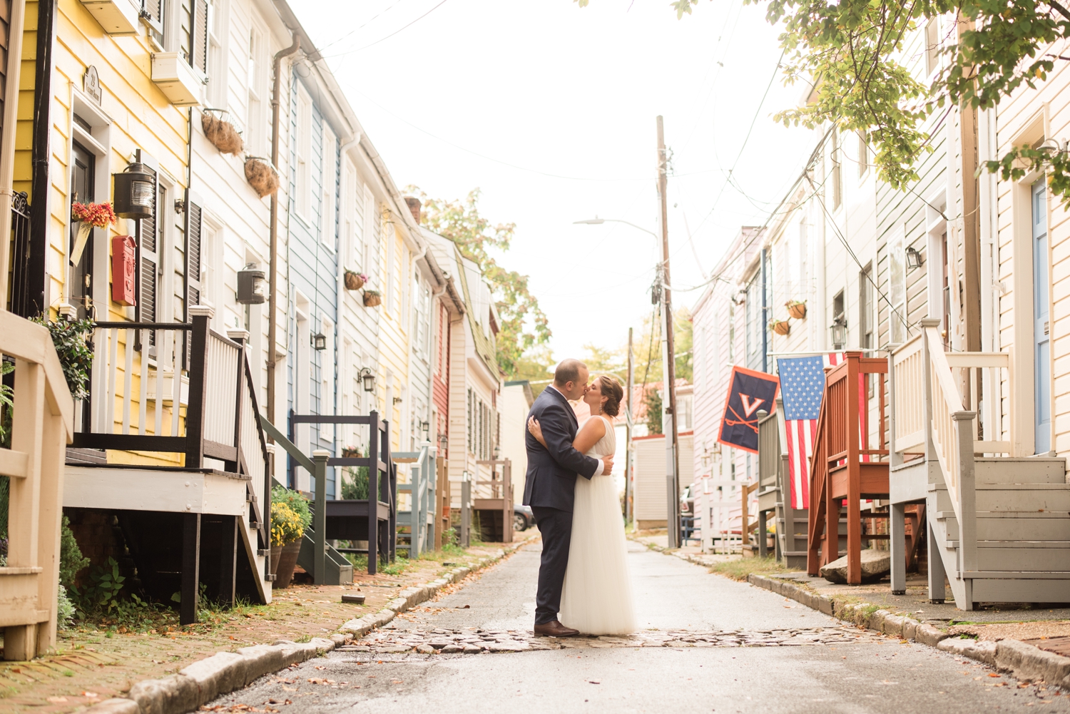 Pinkney street Annapolis elopement photographer