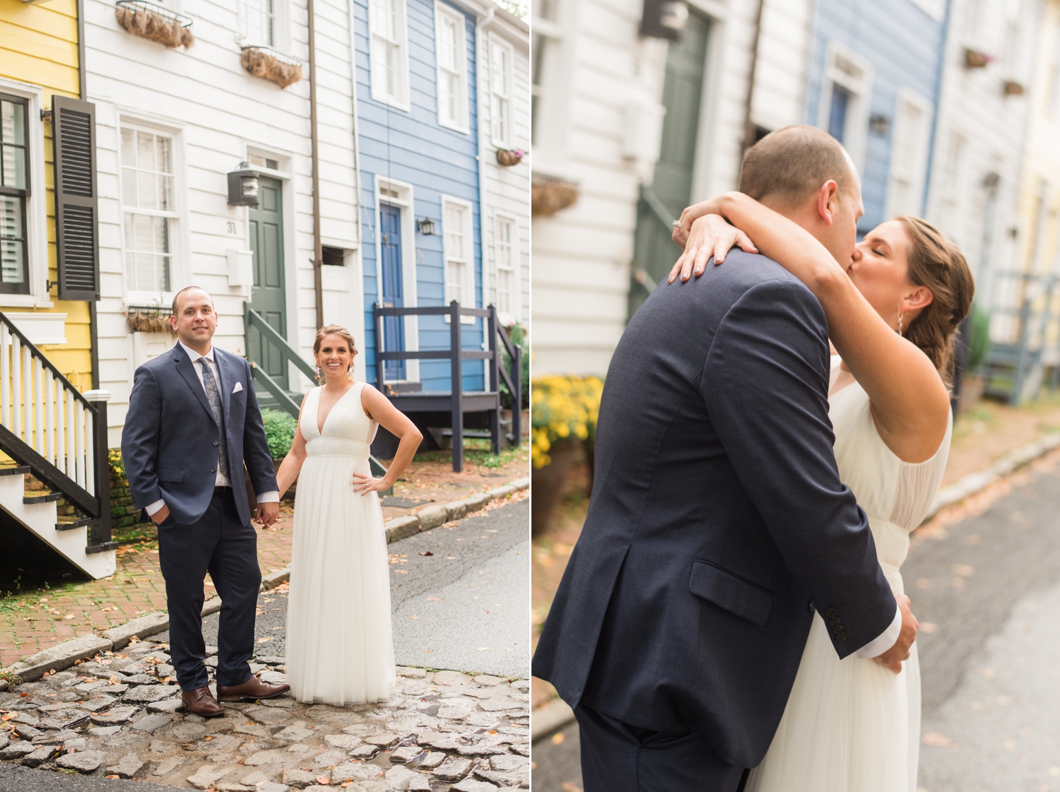 Pinkney street Annapolis elopement photographer