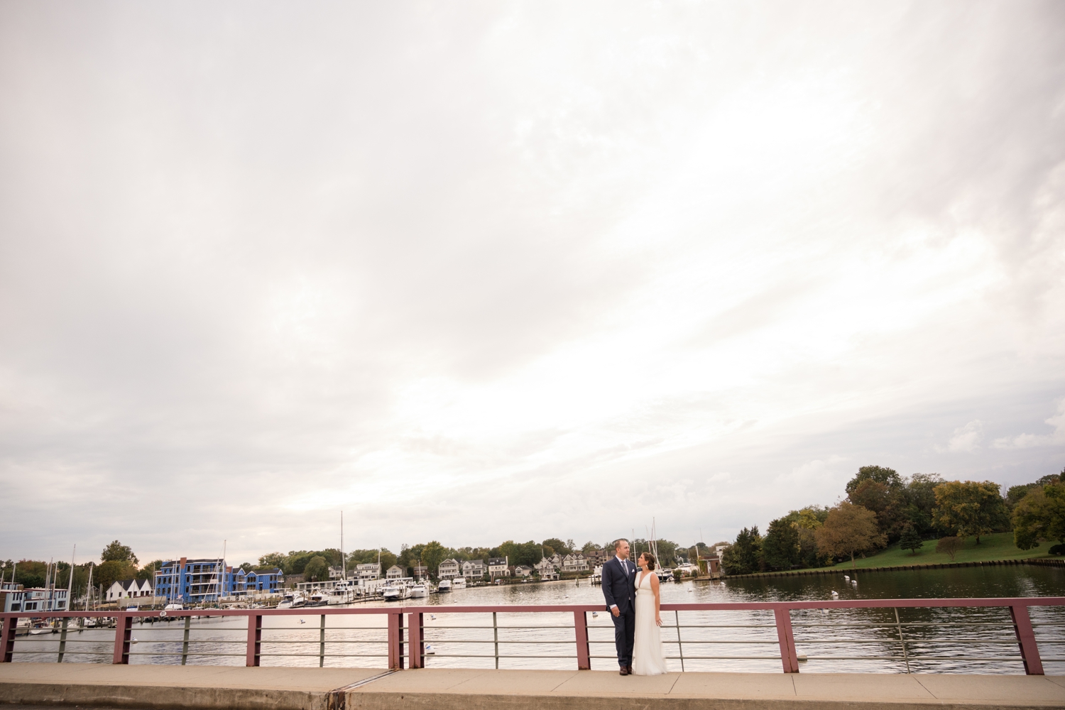 Annapolis Eastport bridge elopement photographs