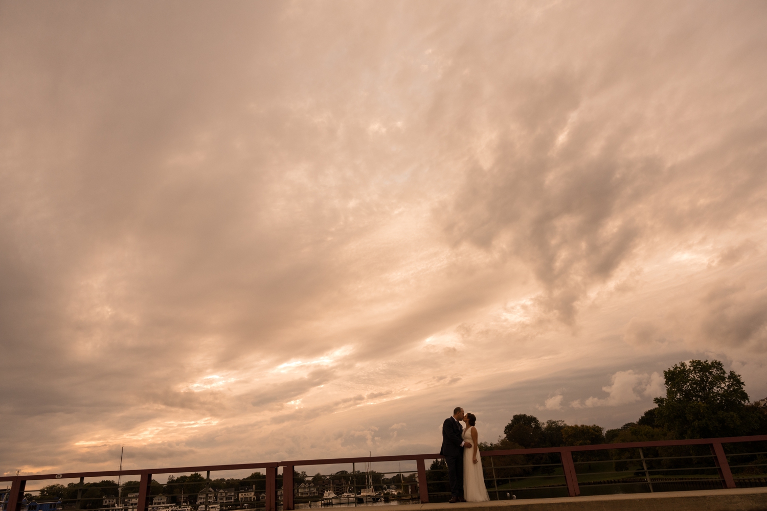 Annapolis Eastport bridge elopement photographs