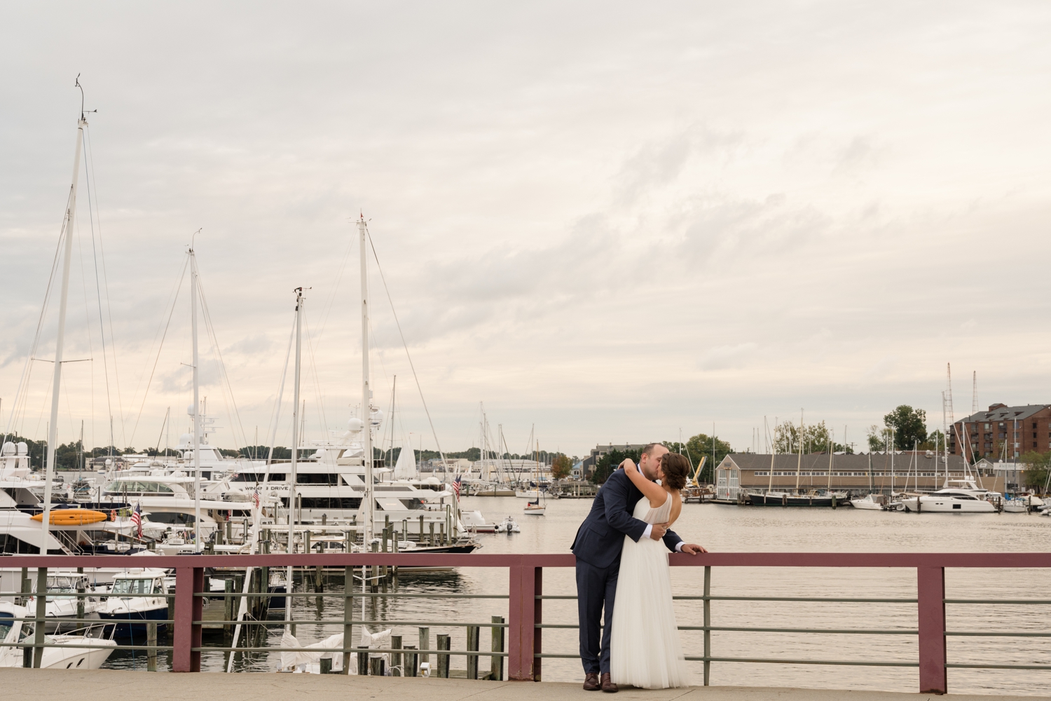 Annapolis Eastport bridge elopement photographs