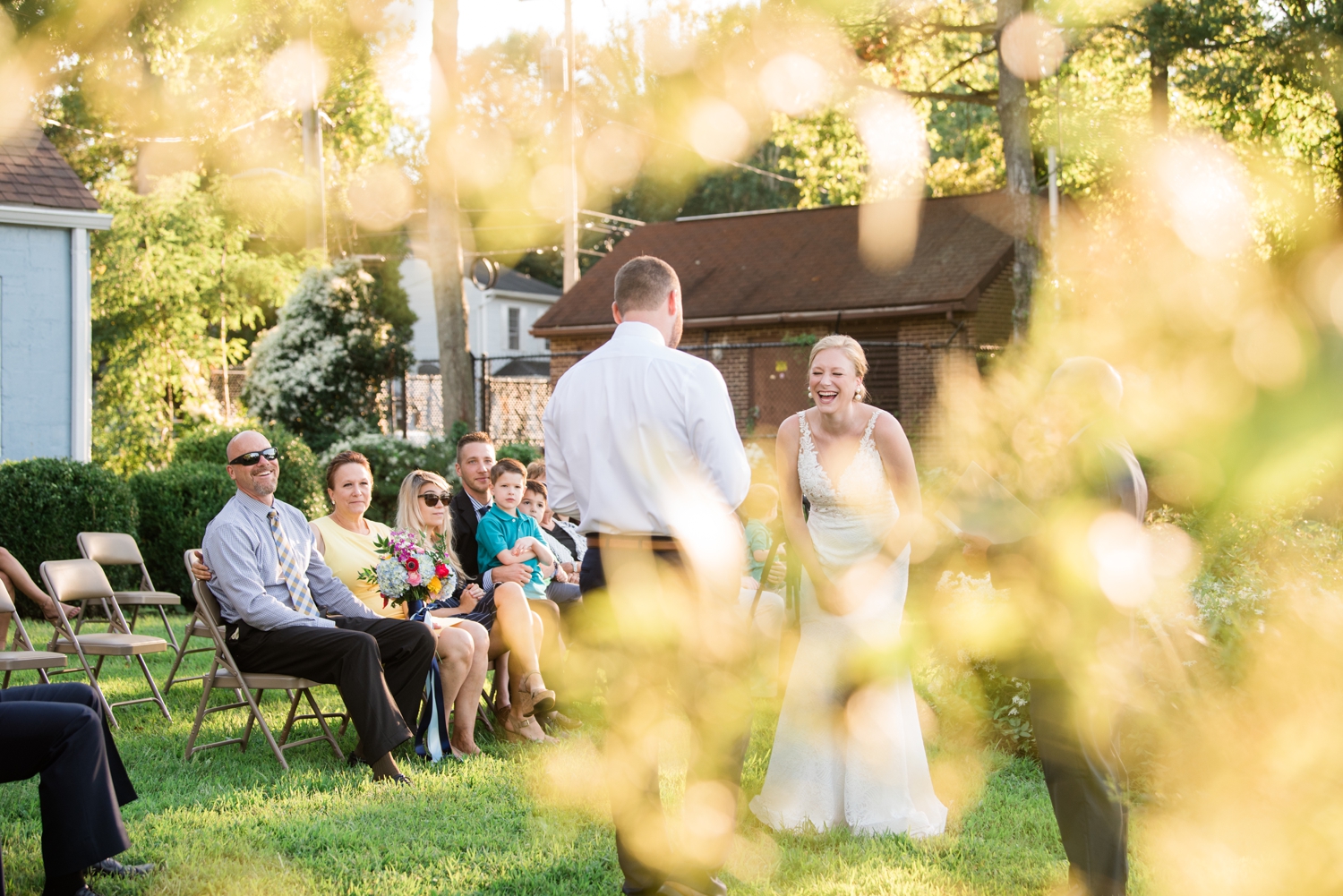 Maryland Waterfront Micro Wedding ceremony