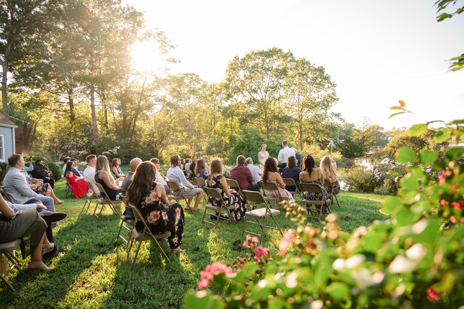 Maryland Waterfront Micro Wedding ceremony