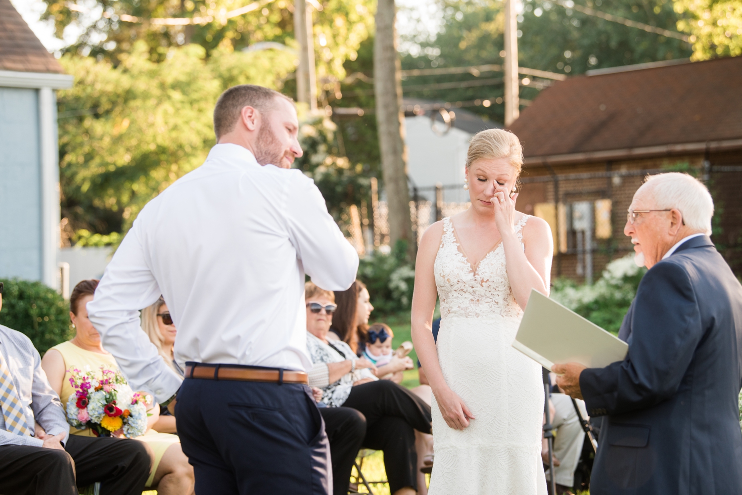 Maryland Waterfront Micro Wedding ceremony