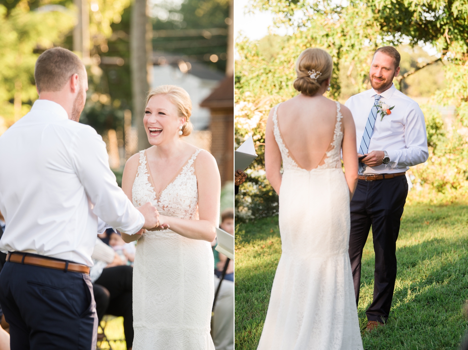 Maryland Waterfront Micro Wedding ceremony