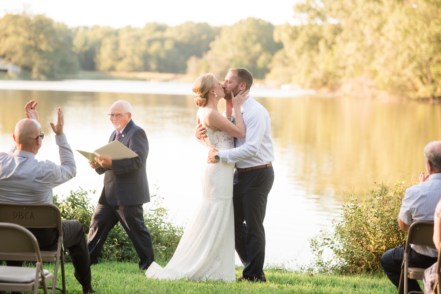 Maryland Waterfront Micro Wedding ceremony