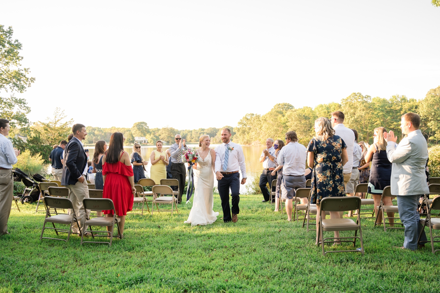 Maryland Waterfront Micro Wedding ceremony