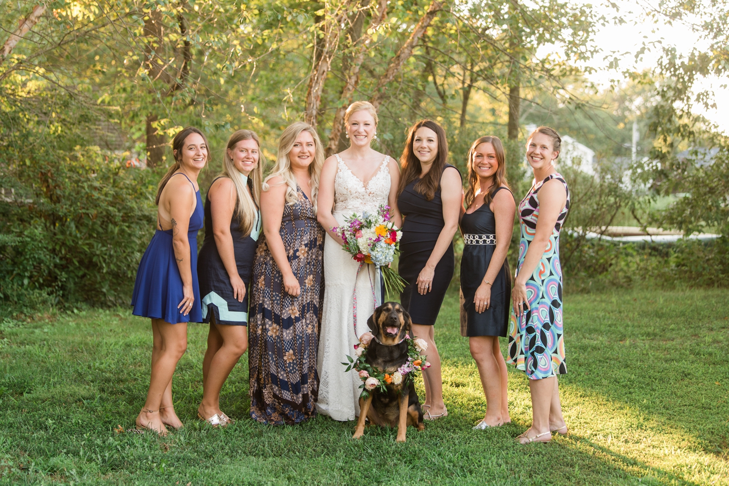 Maryland Waterfront Micro Wedding party