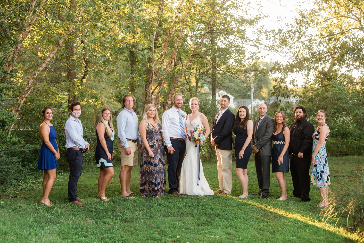 Maryland Waterfront Micro Wedding party