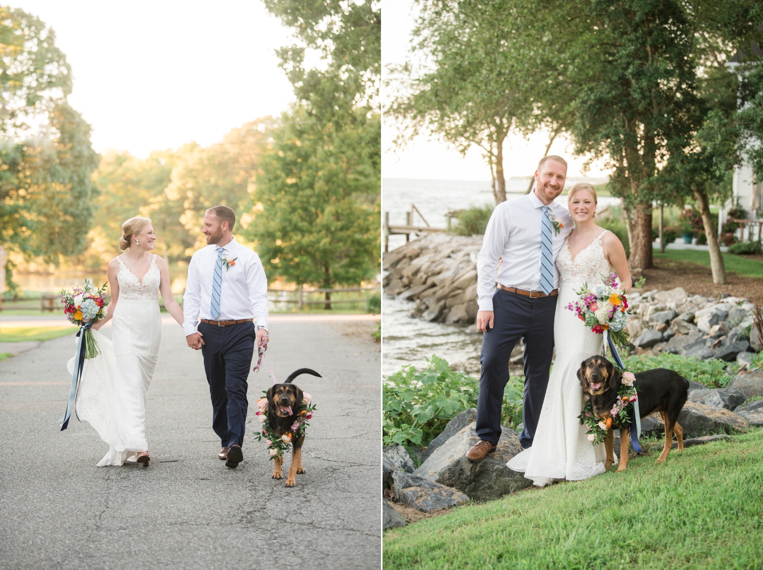 Couple's Neighborhood Micro wedding pup