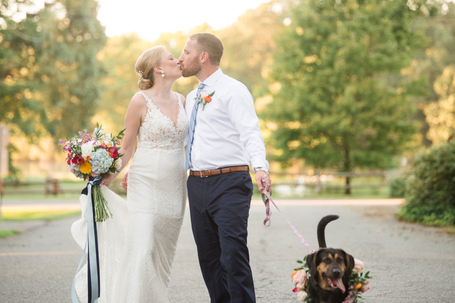 Couple's Neighborhood Micro wedding pup