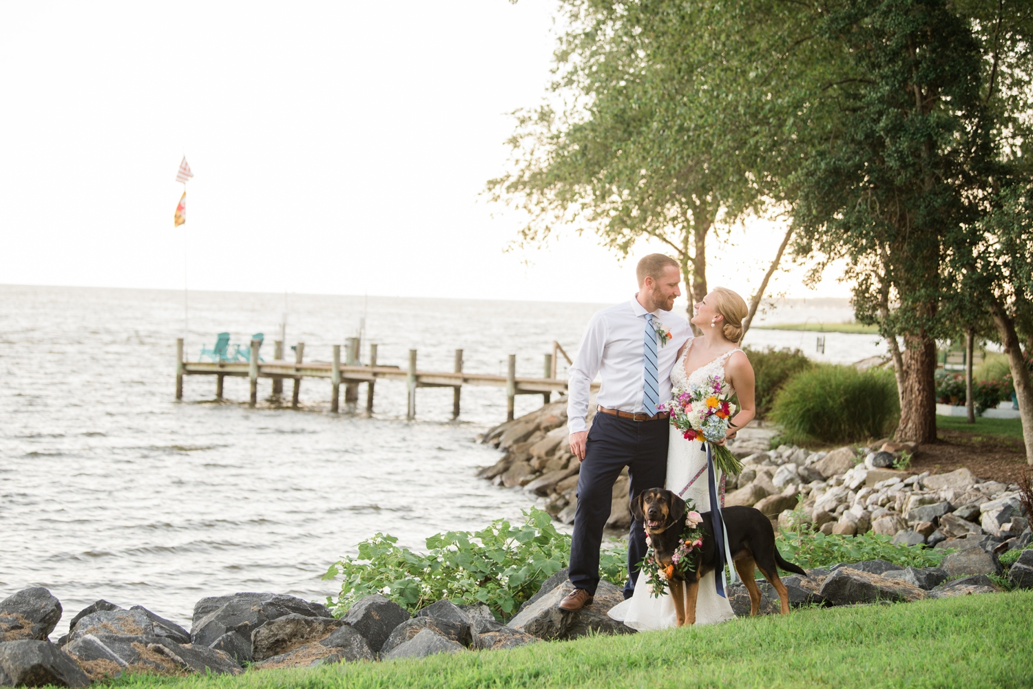 Couple's Neighborhood Micro wedding pup