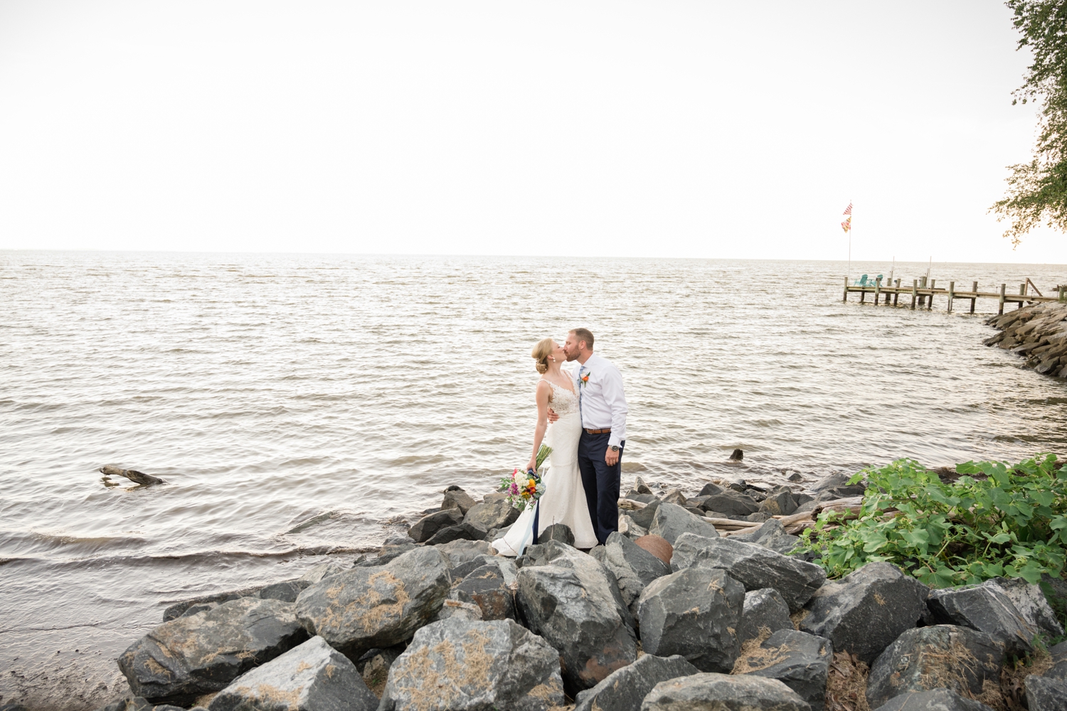 Annapolis Maryland waterfront micro wedding