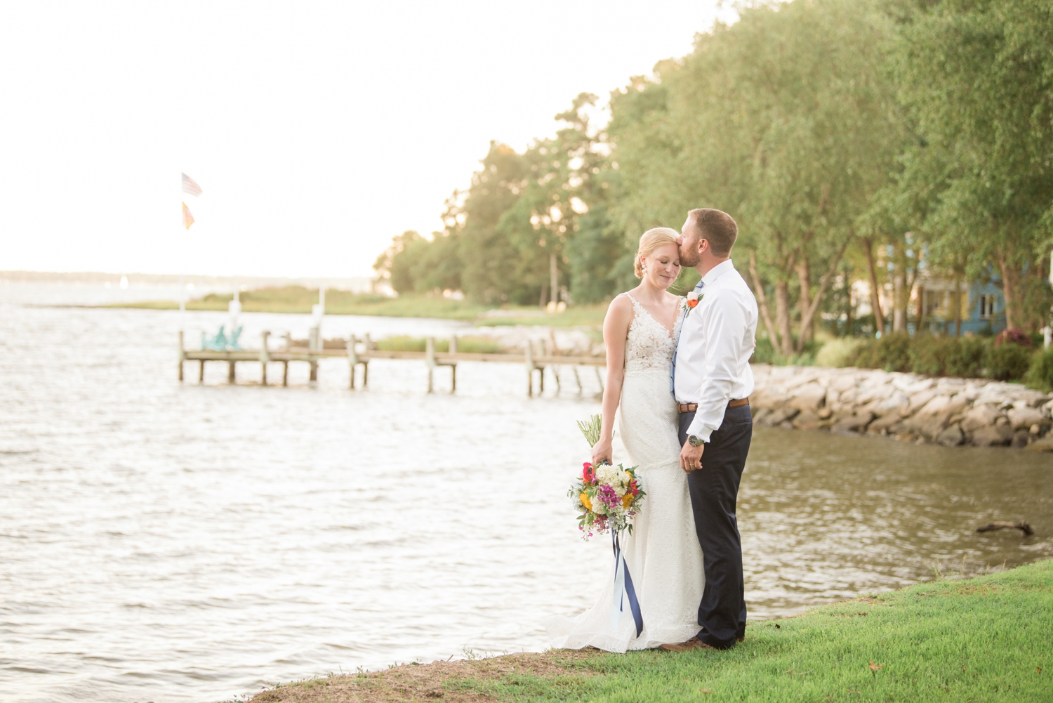 Annapolis Maryland waterfront micro wedding