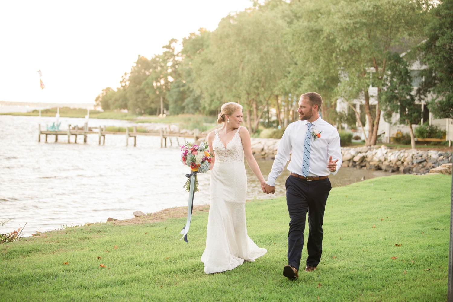 Annapolis Maryland waterfront micro wedding