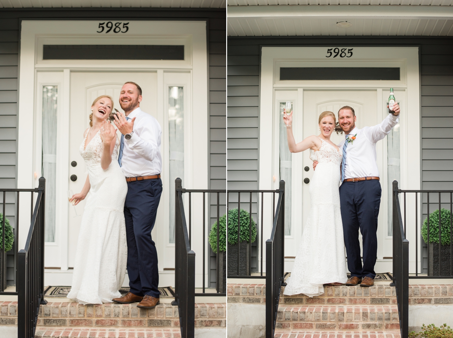 Backyard Micro wedding reception