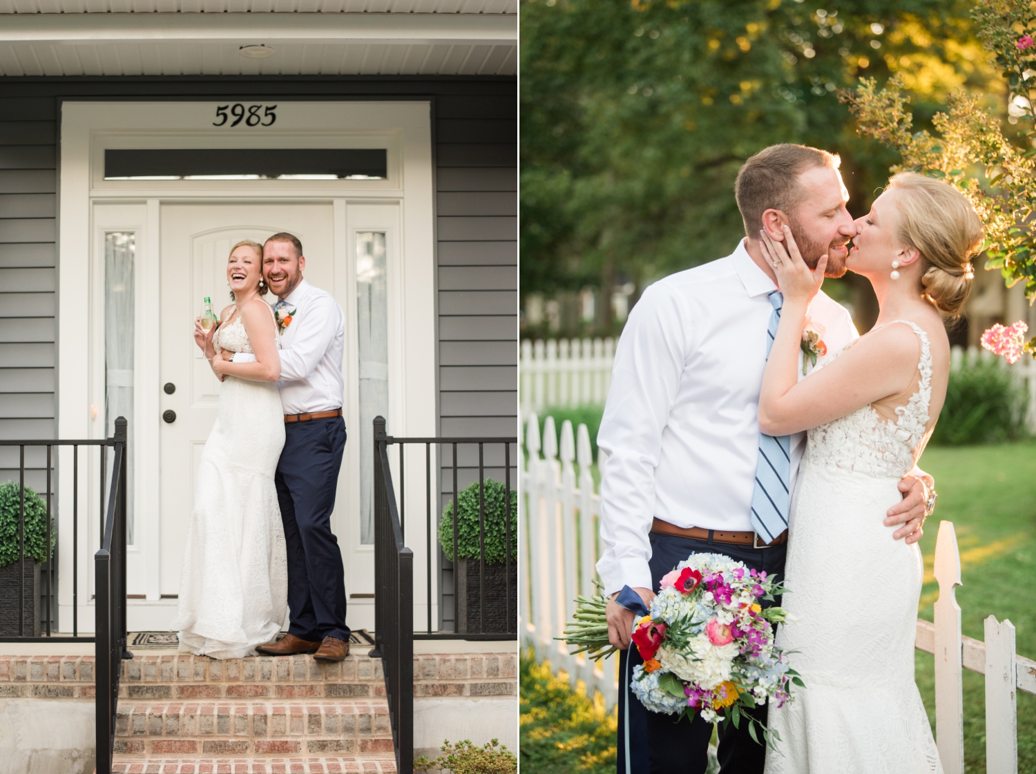 Backyard Micro wedding reception