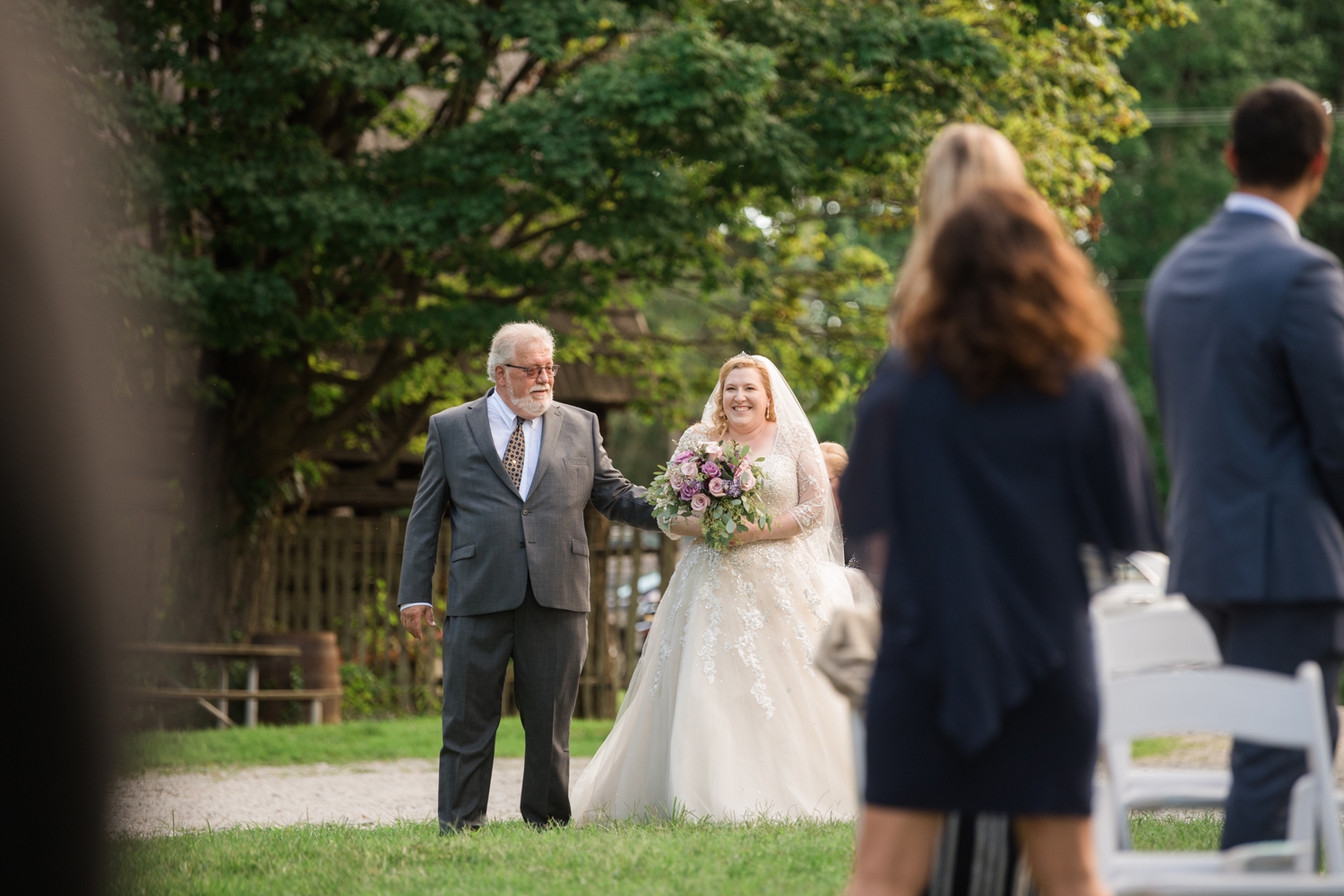 London Town Gardens Micro wedding ceremony