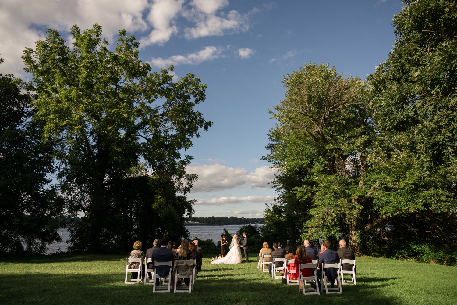 London Town Gardens Micro wedding ceremony