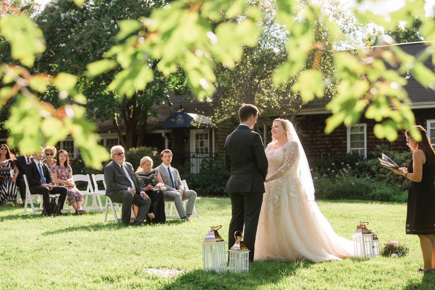 London Town Gardens Micro wedding ceremony