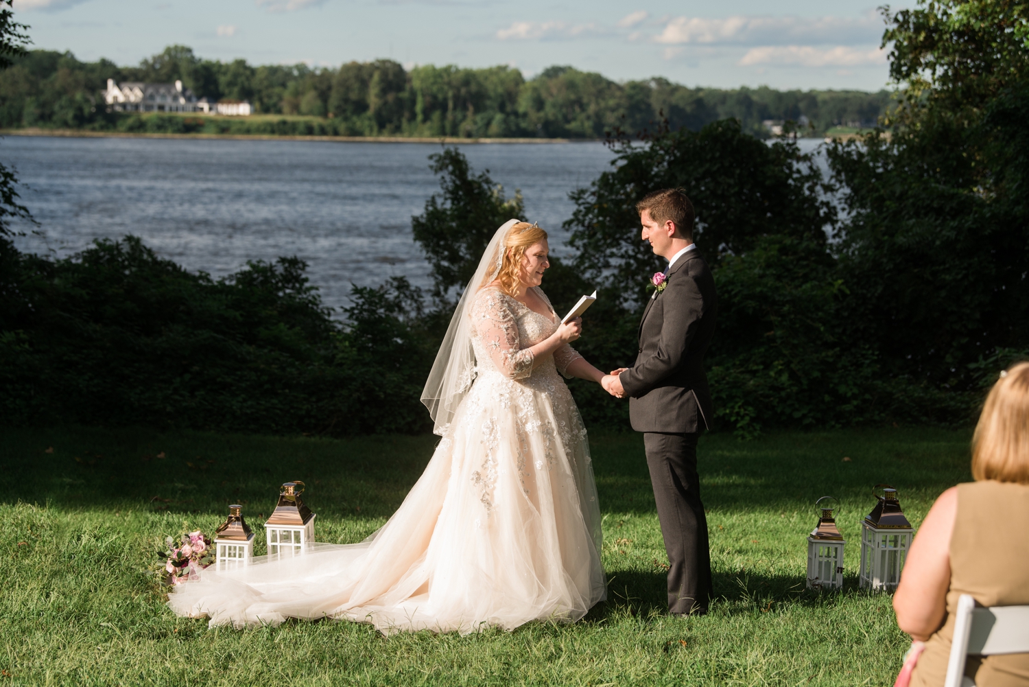 London Town Gardens Micro wedding ceremony