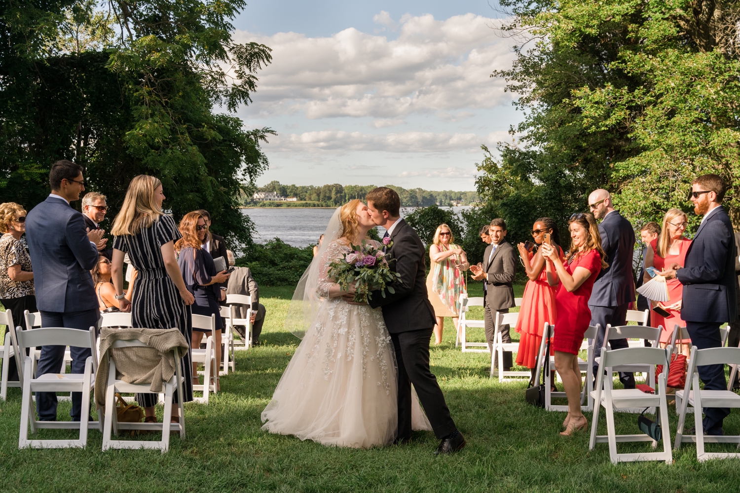 London Town Gardens Micro wedding ceremony