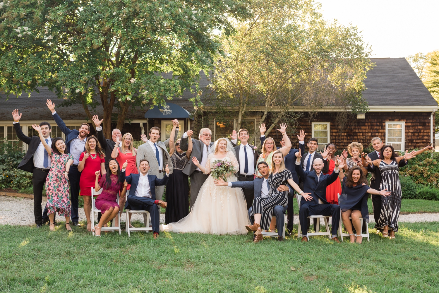 Maryland garden Micro wedding photographs