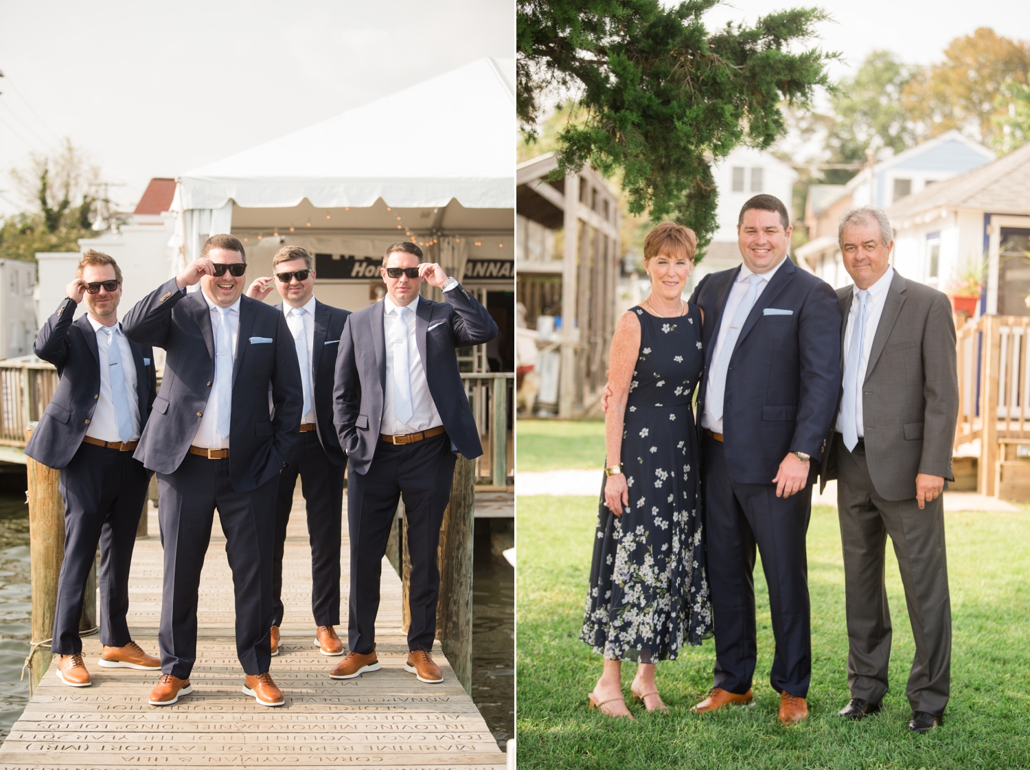 Annapolis groom and groomsmen