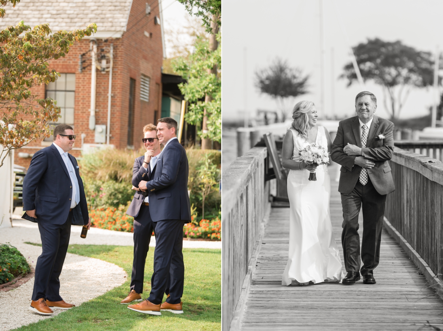 Annapolis Maritime museum mini wedding ceremony