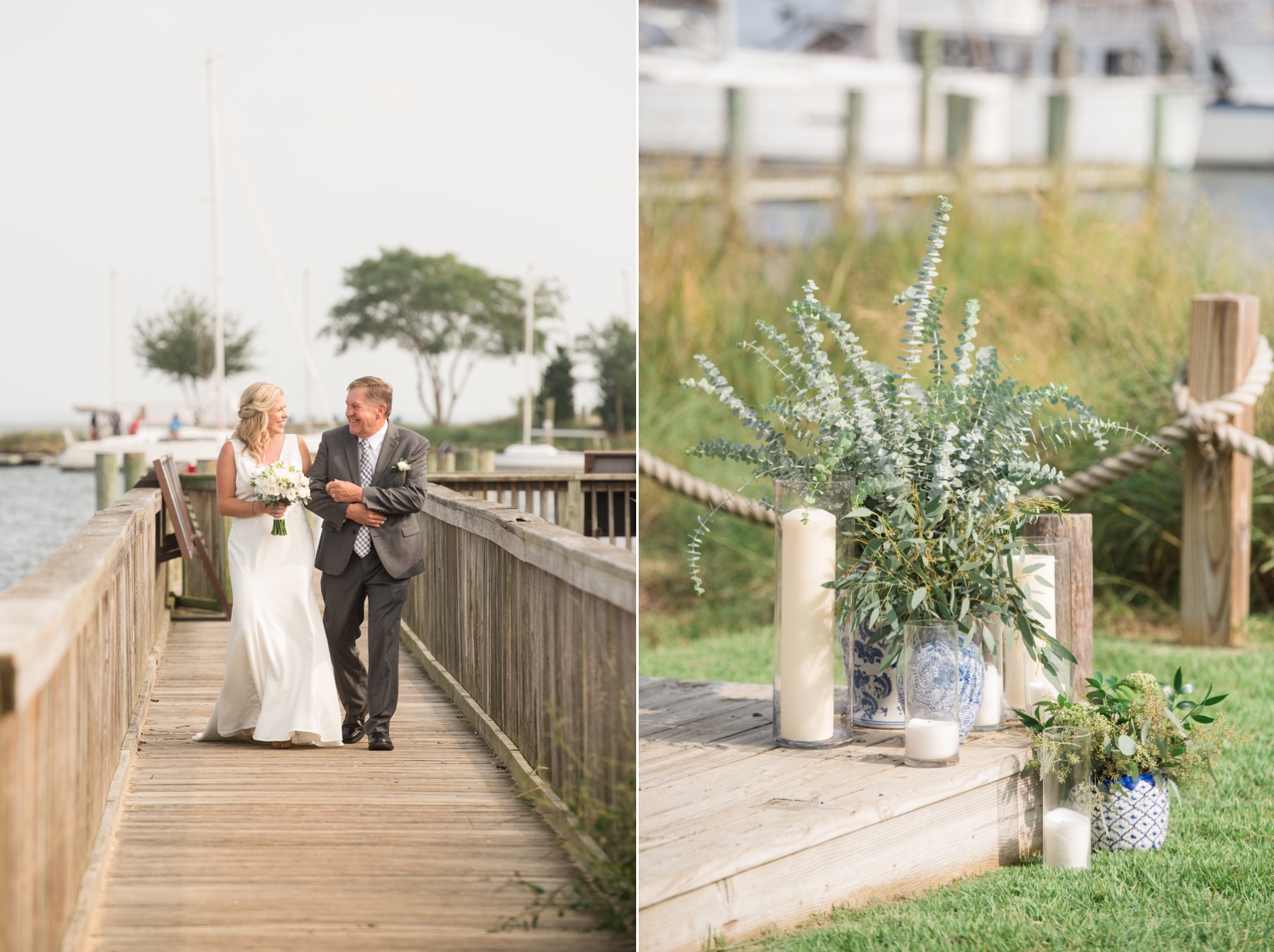 Annapolis Maritime museum mini wedding ceremony