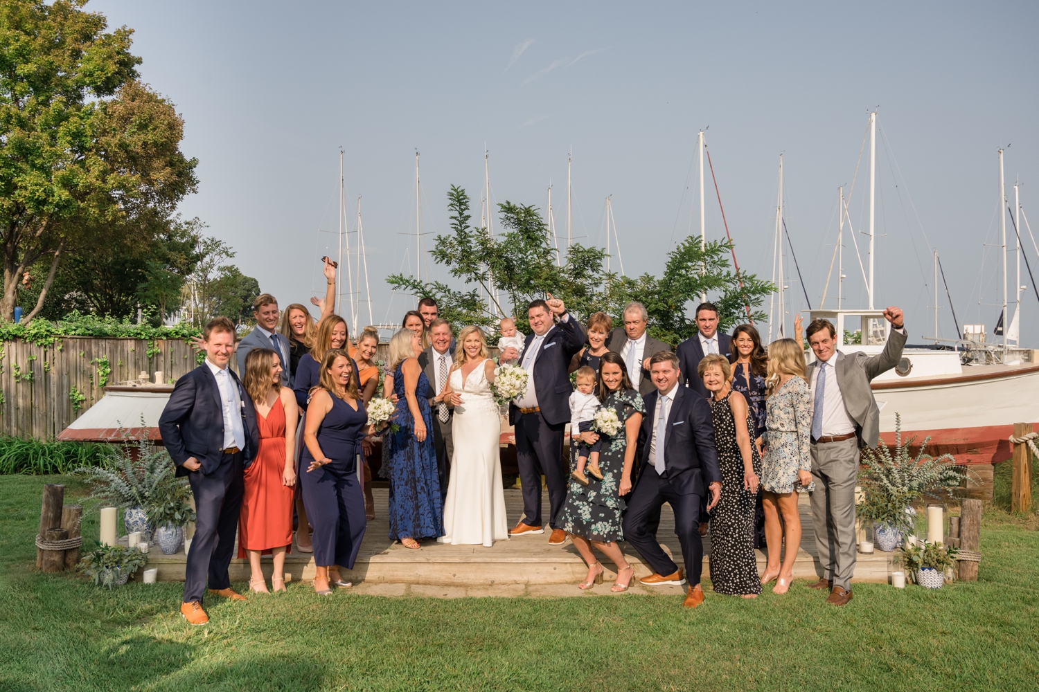 Annapolis Maritime museum mini wedding celebration